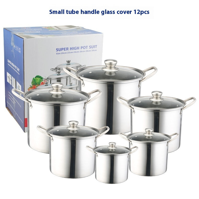 6-Piece Cooking Pot Set