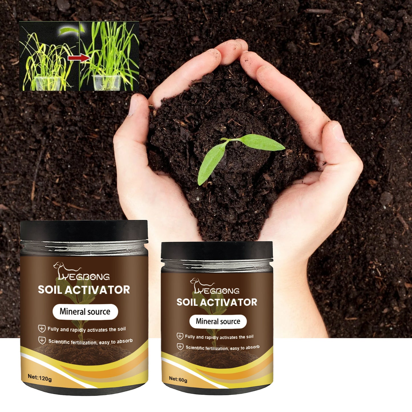 Soil Activator Fertilizer for Preventing Compaction and Promoting Rooting