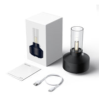 Retro Light Aroma Diffuser Essential Oil LED Light Filament Night Light Air Humidifier