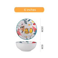 Rainforest Design Ceramic Dinnerware Set