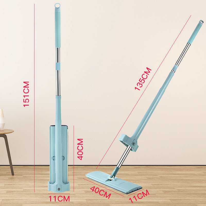 Hands-free 360-degree Rotation Wet and Dry Flat Mop