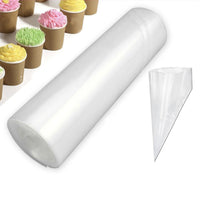 50-piece Disposable Cream Piping Bags and Baking Accessories for Cake Making