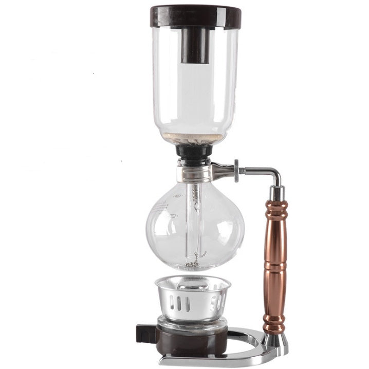 Siphon Vacuum Coffee Maker with Glass Pot