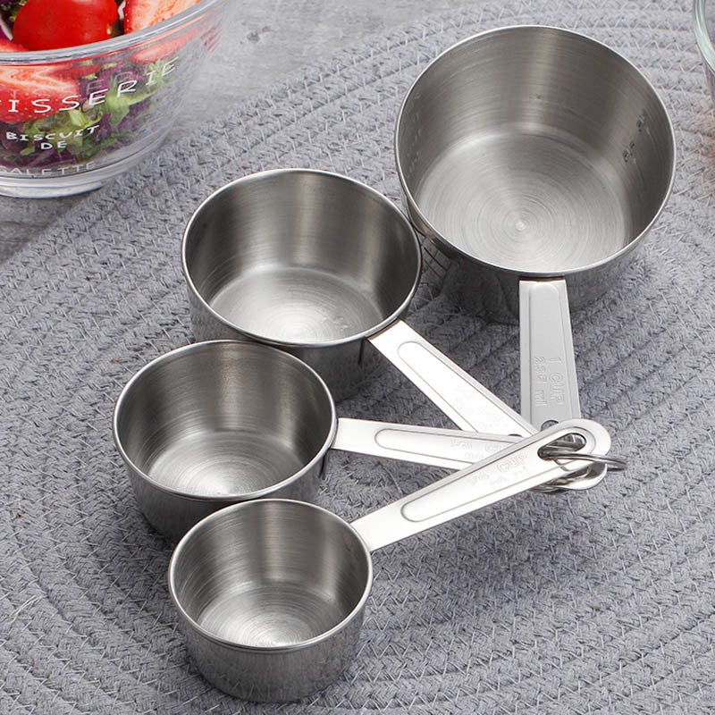 8-piece Measuring Cups and Spoons Baking Tools Bundle