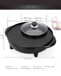 Multifunctional Electric Grill Pot
