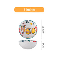 Rainforest Design Ceramic Dinnerware Set