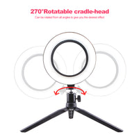 270-degree Rotational Led Light Tripod Phone Stand for User Generated Content Creators