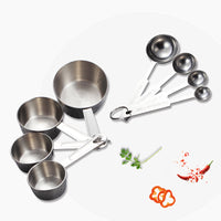 8-piece Measuring Cups and Spoons Baking Tools Bundle