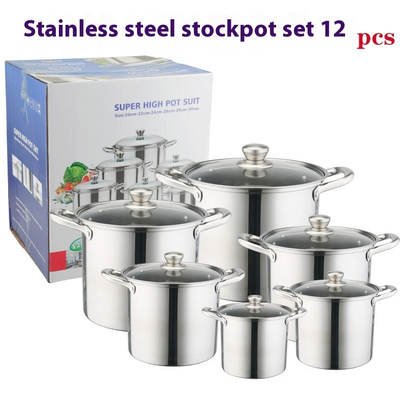 6-Piece Cooking Pot Set