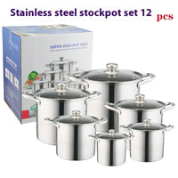 6-Piece Cooking Pot Set