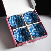 Assorted Design Ceramic Dinnerware Bowl Set