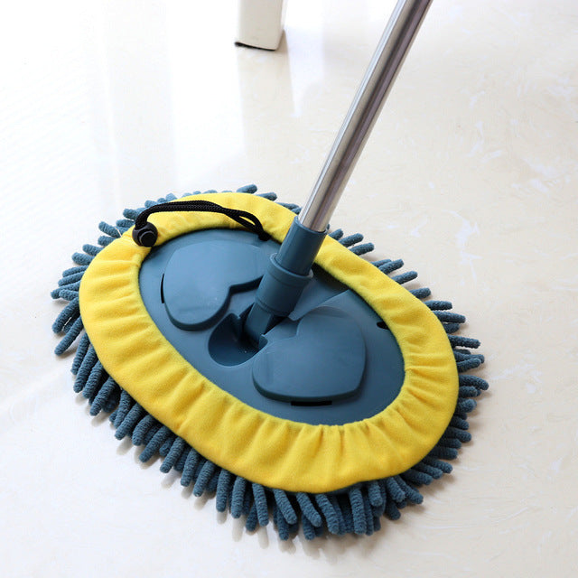 360-degree Rotation Chenille Mop for Bathroom, Living Room