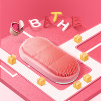 Electric Scrubbing Silicone Soft Bristles Brush