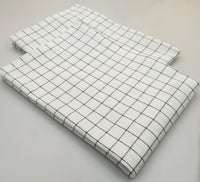 Line and Checkered Style Tea Towel Napkin for Kitchen