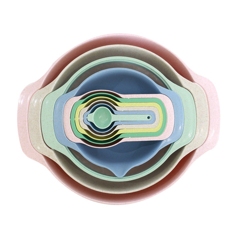 10-piece Multi-colour Assorted Size Mixing Bowls Bundle