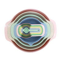 10-piece Multi-colour Assorted Size Mixing Bowls Bundle