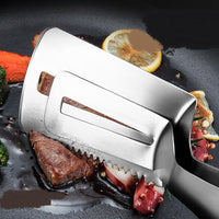 3-in-1 Fried Fish Tongs Thickened Food Tongs Barbecue Tongs Bread Tongs
