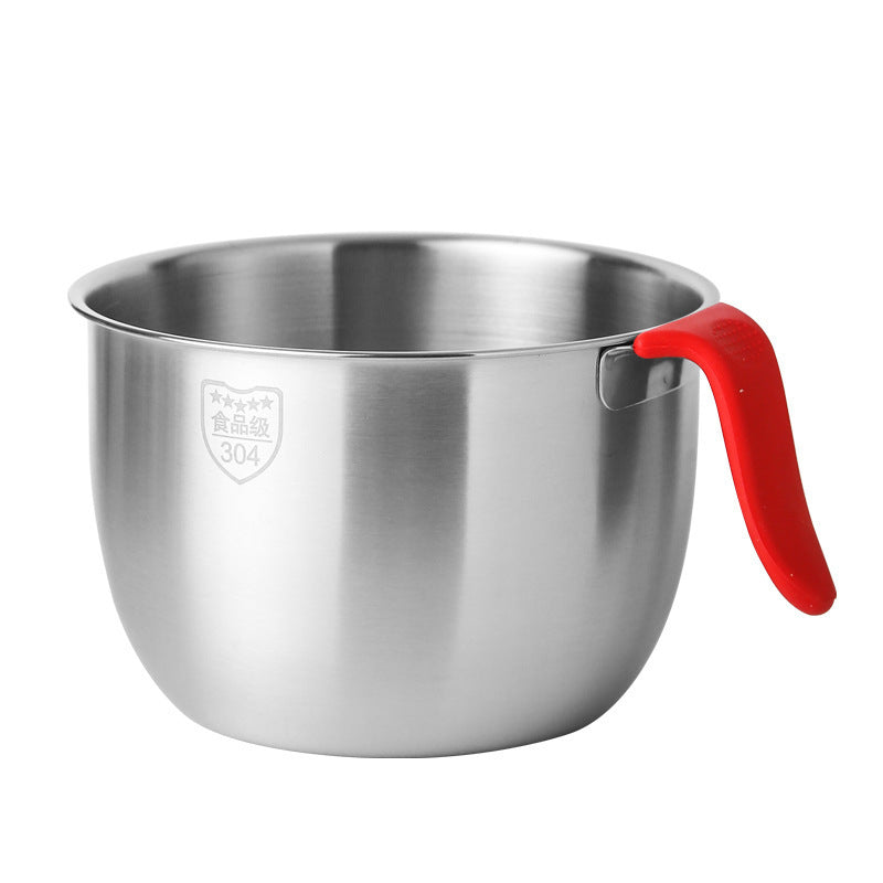 Миска для смешивания яиц и муки из нержавеющей стали