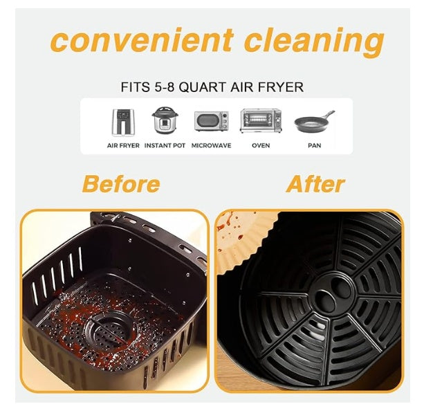 Одноразовая бумага для фритюрницы круглой формы