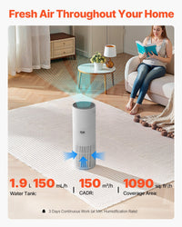 Air Purifier HEPA 11 Filter Air Purifier and Humidifier For Large Room