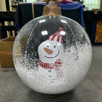 充气悬挂式圣诞球装饰