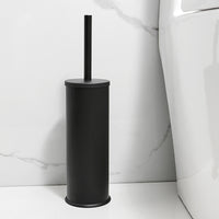 Sleek Design Stainless Steel Toilet Brush Set