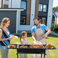 Portable Outdoor Barbecue Grill Stand and Accessories