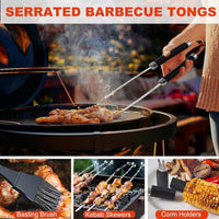 22-piece Stainless Steel Barbecue Grill Accessories For Outdoor Grill