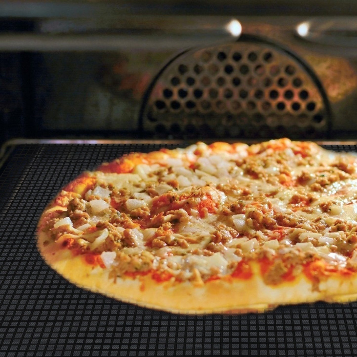 Reusable and Reversible Non-Stick Mesh Grill Mat Mesh Mat for Outdoor Gas Charcoal BBQ