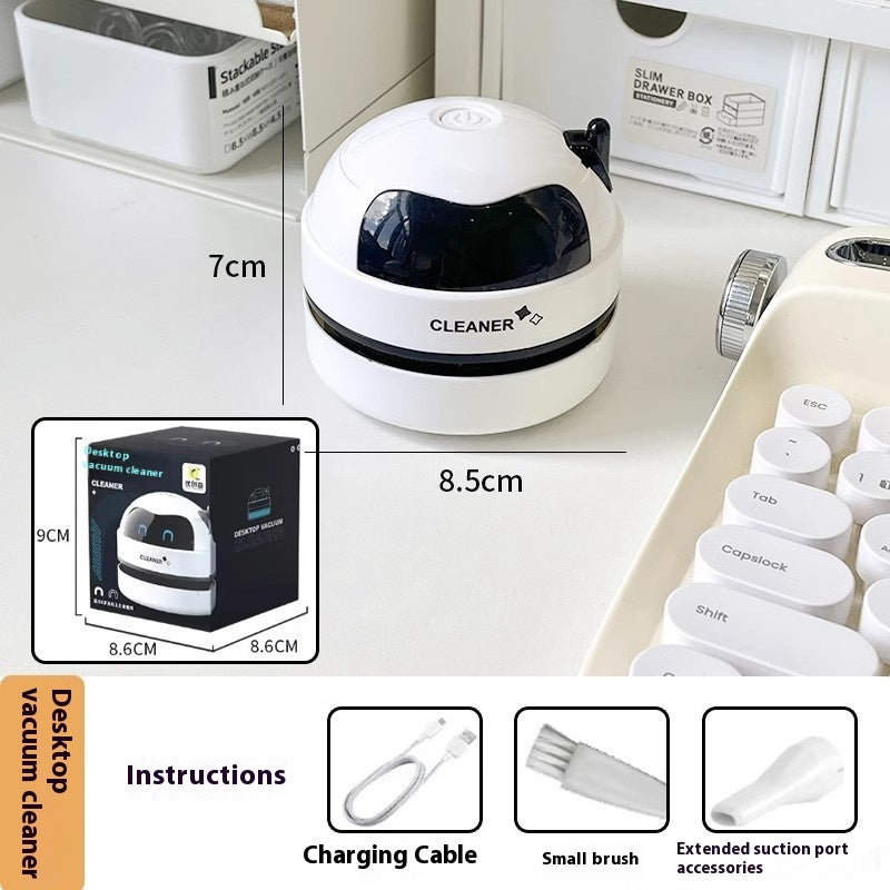 USB充电手持式太空飞船桌面吸尘器