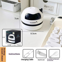 USB充电手持式太空飞船桌面吸尘器