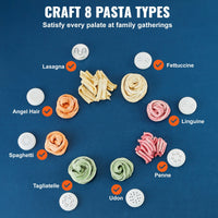 Автоматическая машина для производства пасты и лапши с 8 видами пасты