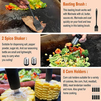 38-piece Griddle Accessories Kit, Professional Grill Tools Set For Outdoor Barbecue, Stainless Steel Griddle Spatula Set with Tongs, Smash Burger Press, Carry Bag, Perfect Grilling Gifts