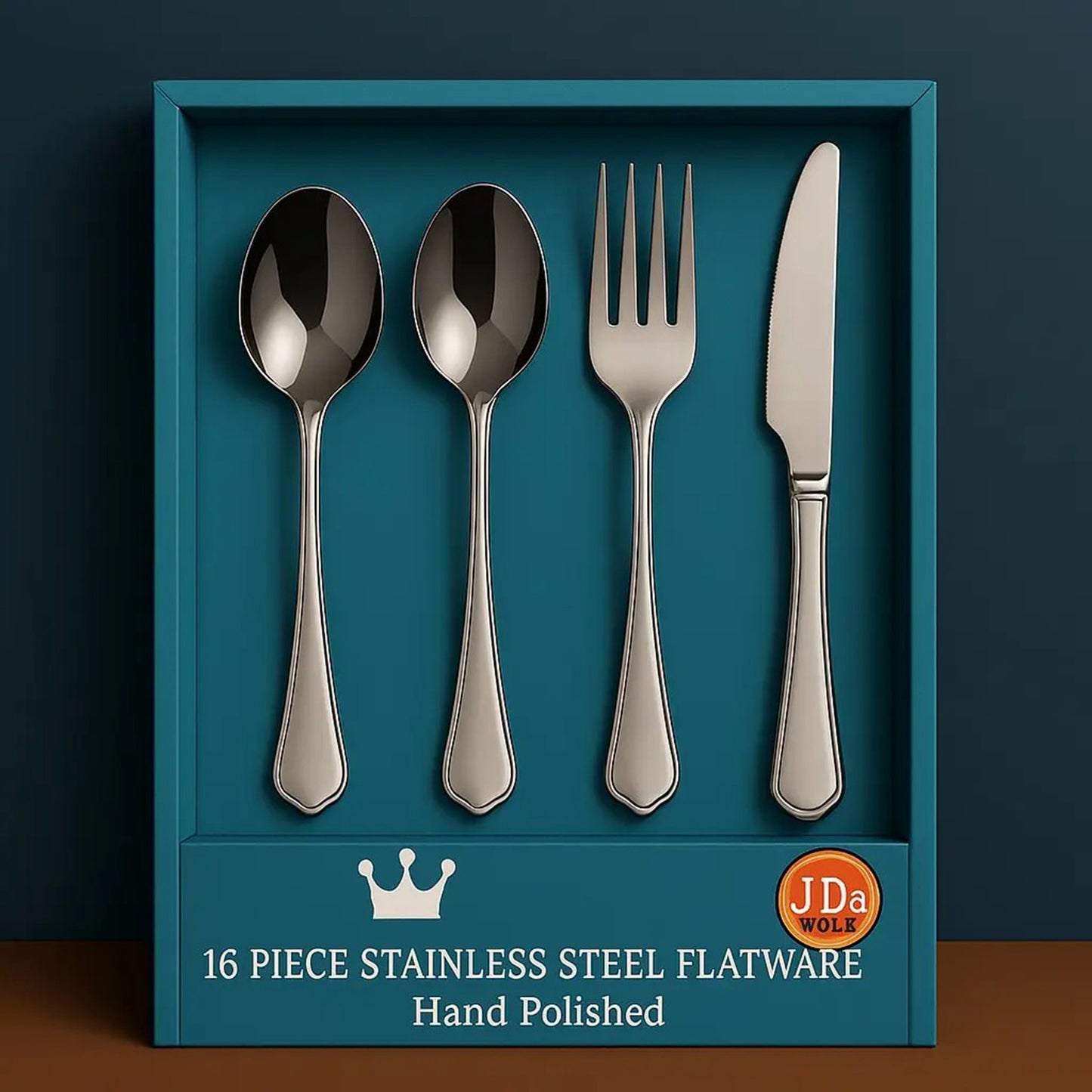 16-piece High-end Stainless Steel Tableware Family Cutlery Set