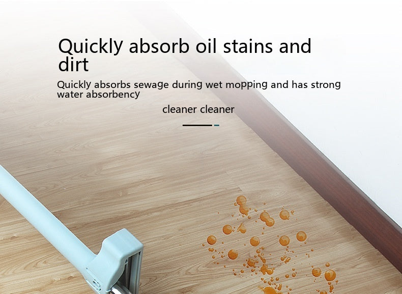 Hands-free 360-degree Rotation Wet and Dry Flat Mop