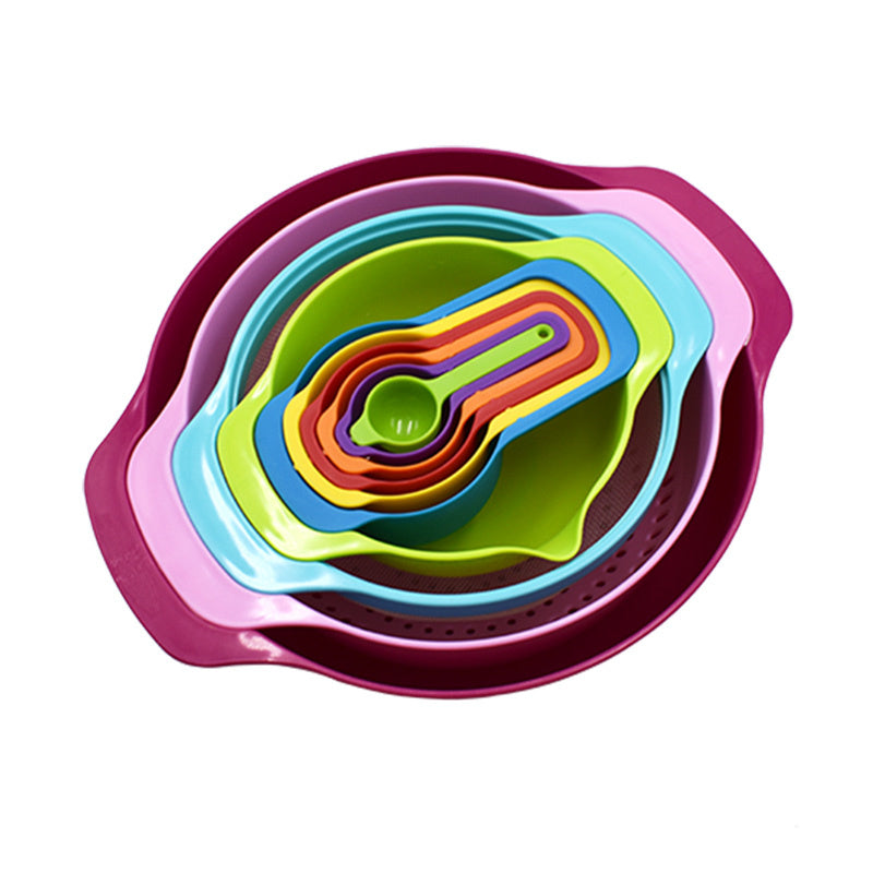 10-piece Multi-colour Assorted Size Mixing Bowls Bundle