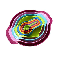 10-piece Multi-colour Assorted Size Mixing Bowls Bundle