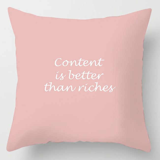Sweet Pink Assorted Design Cushion Cover