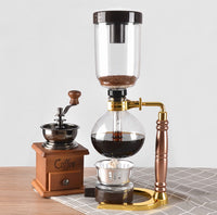 Siphon Vacuum Coffee Maker with Glass Pot