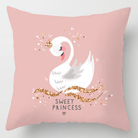 Sweet Pink Assorted Design Cushion Cover