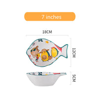 Rainforest Design Ceramic Dinnerware Set