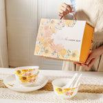 20件陶瓷碗勺餐具礼品套装