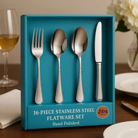 16-piece High-end Stainless Steel Tableware Family Cutlery Set