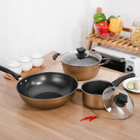 3-Piece Kitchen Cooking Pot Set