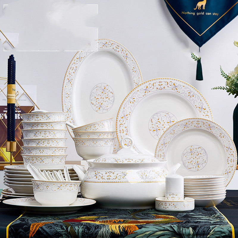 Exquisite Premium Quality Bone China Ceramic Dinnerware Set