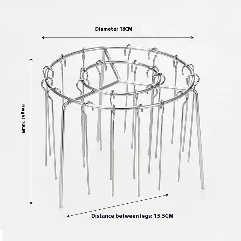 Air Fryer Universal Stainless Steel Vertical Grill Rack