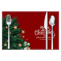 圣诞节节日问候餐垫