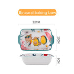 雨林设计陶瓷餐具套装