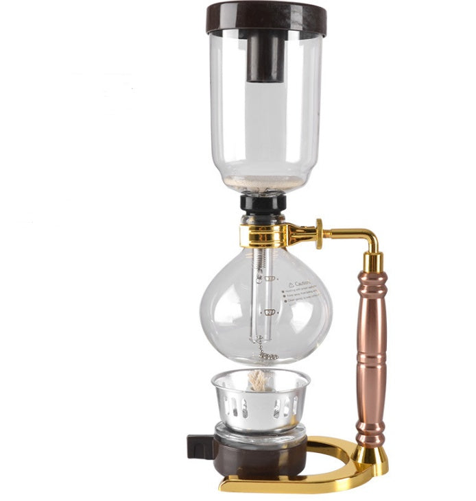 Siphon Vacuum Coffee Maker with Glass Pot