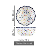 Floral Lace Design Ceramic DinnerWare